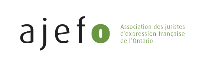 Association des juristes d'expression française de l'Ontario logo